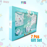 Shishu Craft 7-Piece Premium Cotton Newborn Gift Set (0-6 Months)